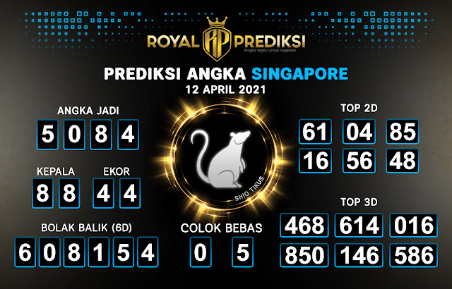 Syair SGP 12 April 2021